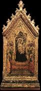 DADDI, Bernardo Madonna and Child Enthroned with Angels and Saints dfg oil painting on canvas